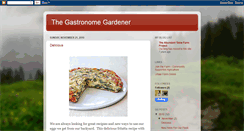 Desktop Screenshot of gastronomegardener.blogspot.com