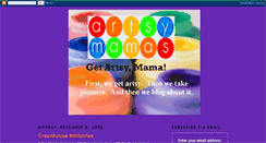 Desktop Screenshot of getartsymama.blogspot.com