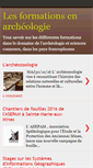 Mobile Screenshot of formations-archeologie.blogspot.com