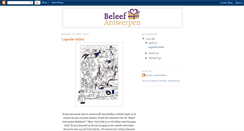 Desktop Screenshot of beleefantwerpen.blogspot.com