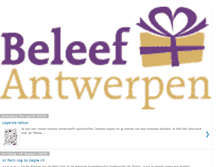 Tablet Screenshot of beleefantwerpen.blogspot.com