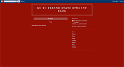 Desktop Screenshot of gotofresnostate.blogspot.com