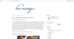 Desktop Screenshot of bonmariage.blogspot.com