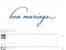 Tablet Screenshot of bonmariage.blogspot.com