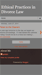 Mobile Screenshot of ethicalpracticesindivorce.blogspot.com