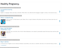 Tablet Screenshot of healthy-pregnancy-27.blogspot.com