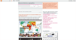 Desktop Screenshot of bitacorahistoricaygeografica.blogspot.com