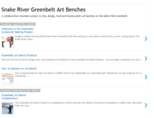 Tablet Screenshot of greenbeltartbenches.blogspot.com