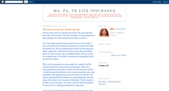 Desktop Screenshot of malifeinsurance.blogspot.com