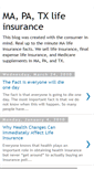 Mobile Screenshot of malifeinsurance.blogspot.com