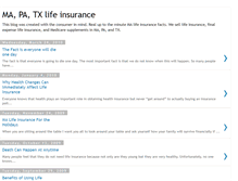 Tablet Screenshot of malifeinsurance.blogspot.com