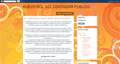Desktop Screenshot of nuevoroldelcontadorpublico.blogspot.com