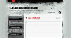 Desktop Screenshot of elplacerdelocotidiano.blogspot.com