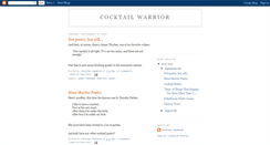 Desktop Screenshot of cocktailwarrior.blogspot.com