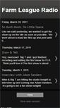 Mobile Screenshot of farmleagueradio.blogspot.com