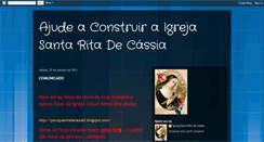 Desktop Screenshot of paroquiaritadecassia.blogspot.com