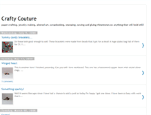 Tablet Screenshot of craftycouture.blogspot.com