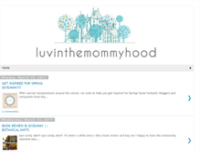 Tablet Screenshot of luvinthemommyhoodreviews.blogspot.com