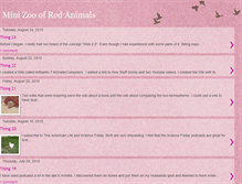 Tablet Screenshot of minizooofredanimals.blogspot.com