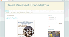 Desktop Screenshot of davidmuveszetiszabadiskola.blogspot.com