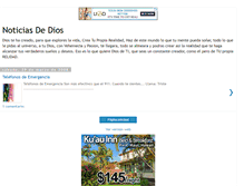 Tablet Screenshot of noticiasdedios.blogspot.com