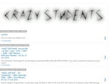 Tablet Screenshot of crazystudent999.blogspot.com