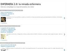 Tablet Screenshot of enfermeradospuntocero.blogspot.com