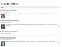 Tablet Screenshot of amandacreation.blogspot.com