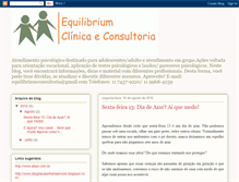 Tablet Screenshot of equilibriumclinicaeconsultoria.blogspot.com