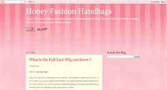 Desktop Screenshot of honeyhandbag.blogspot.com