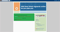 Desktop Screenshot of dbragnarok.blogspot.com