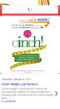 Mobile Screenshot of cinchdietplanreview.blogspot.com