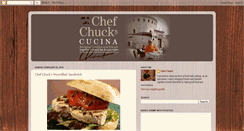 Desktop Screenshot of chefchuckscucina.blogspot.com