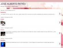 Tablet Screenshot of albertopatino.blogspot.com