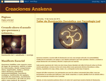 Tablet Screenshot of creacionesanakena.blogspot.com