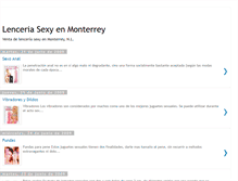 Tablet Screenshot of lenceriamonterrey.blogspot.com