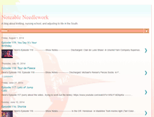 Tablet Screenshot of noteableneedlework.blogspot.com