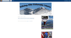 Desktop Screenshot of hiking14ers.blogspot.com