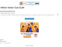 Tablet Screenshot of millionvisitorclub.blogspot.com