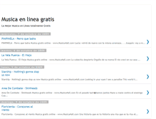 Tablet Screenshot of musicaenlineagratis.blogspot.com