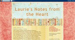 Desktop Screenshot of lauriesnotesforwomen.blogspot.com