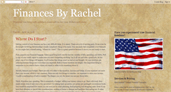 Desktop Screenshot of financesbyrachel.blogspot.com