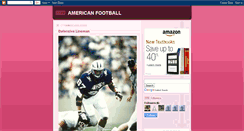 Desktop Screenshot of americanfootballtopics.blogspot.com