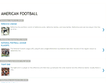 Tablet Screenshot of americanfootballtopics.blogspot.com