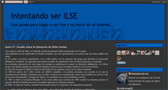 Desktop Screenshot of intentandoserilse.blogspot.com