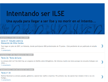 Tablet Screenshot of intentandoserilse.blogspot.com