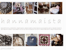 Tablet Screenshot of hannamaista.blogspot.com