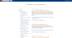 Desktop Screenshot of lowellinsurance.blogspot.com