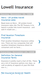 Mobile Screenshot of lowellinsurance.blogspot.com