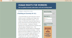 Desktop Screenshot of humanrightsforworkers.blogspot.com